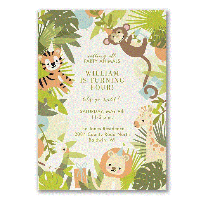 Birthday Invitations Printed